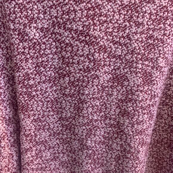 American Rag Red Burgundy Wine Oversized Sweater Open Back XS Cozy Cowl Neck - Picture 5 of 9